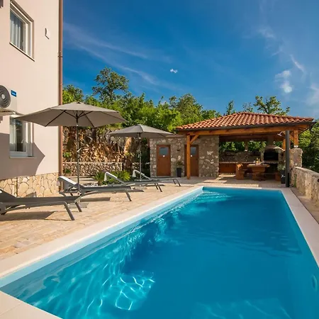 Family-friendly With Swimming Pool Zupanje, Krk - 27847 Apartmán